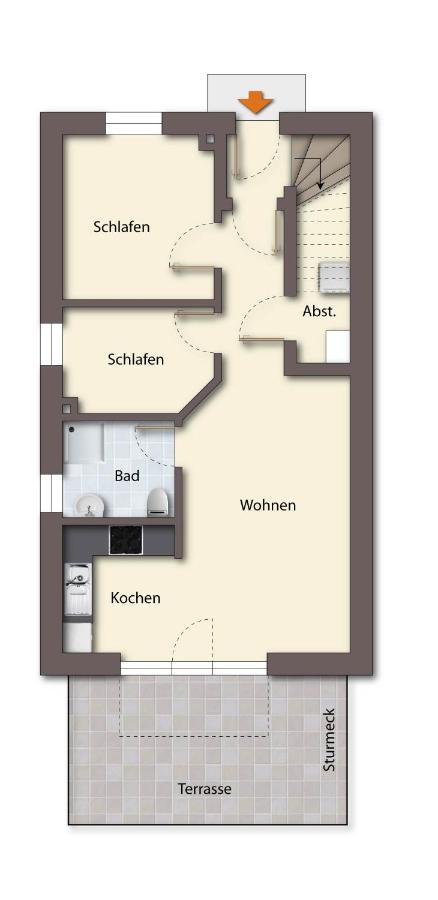 Ferienwohnung Sturmeck Dornumersiel Luaran gambar